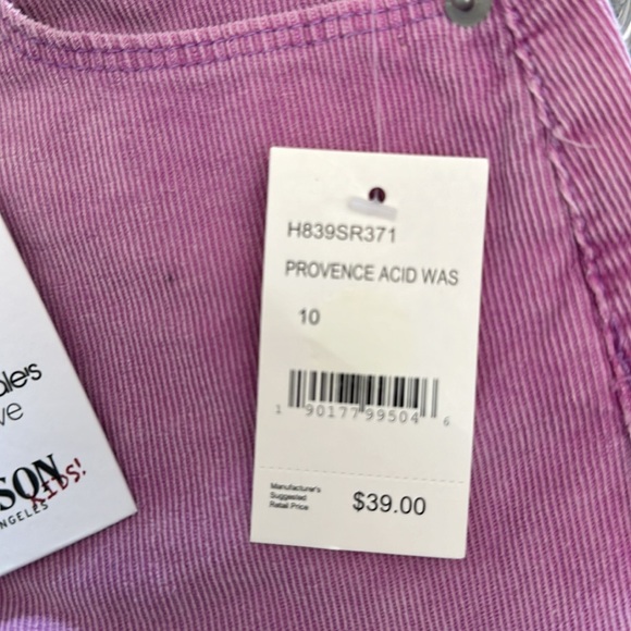 Girls Lavender Corduroy Mini Skirt - Picture 3 of 4